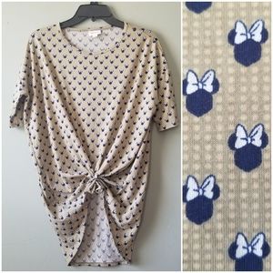 LuLaRoe Irma Disney Minnie Mouse Mini Minnie's XS